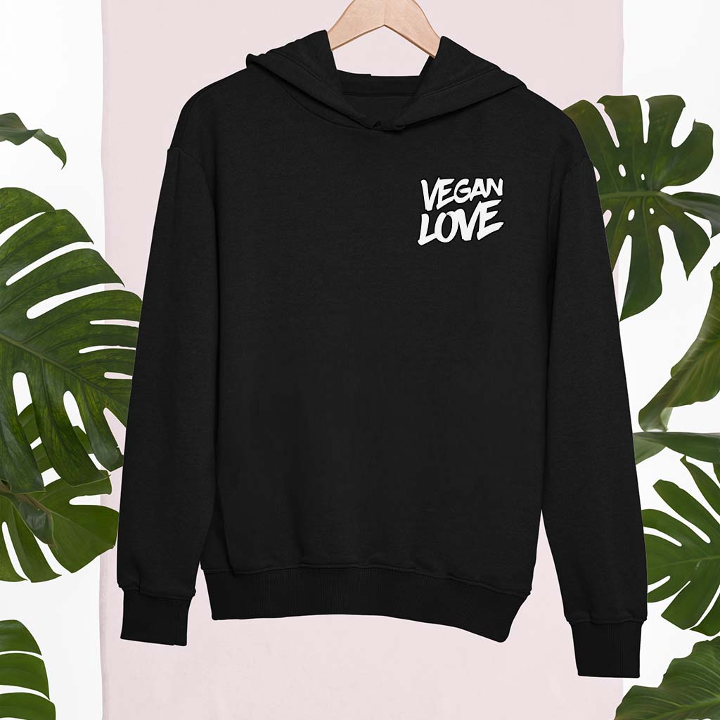 VEGAN LOVE | DAMEN PREMIUM BIO HOODIE