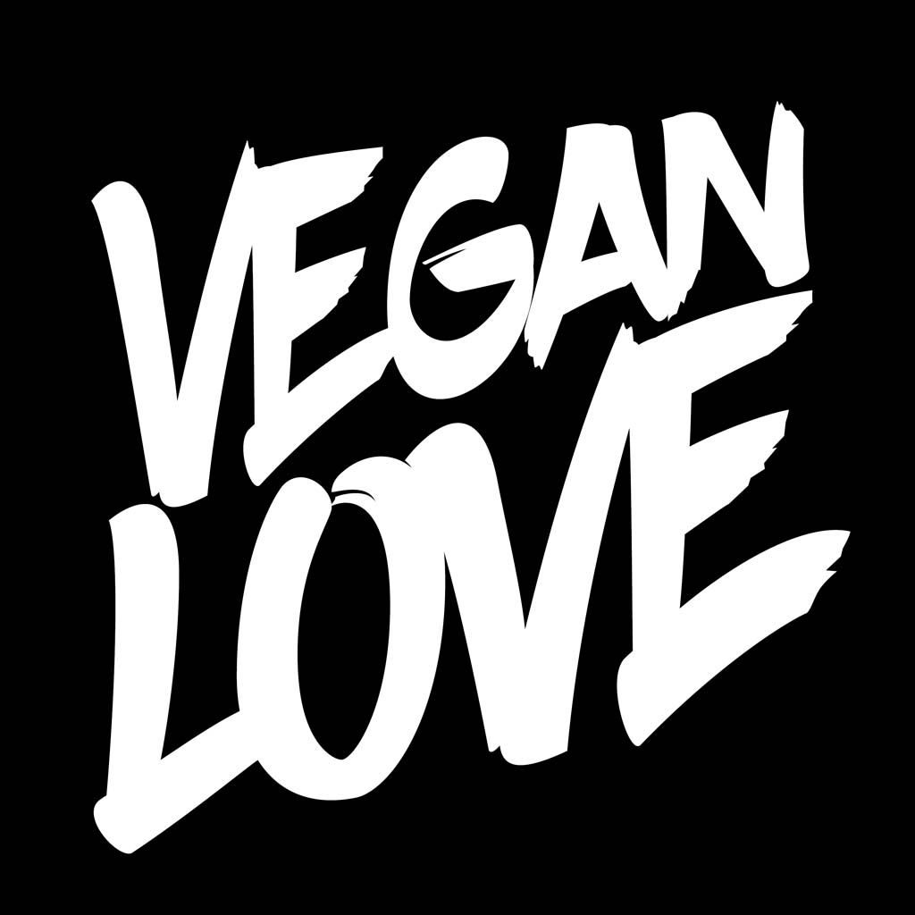 Vegan Love Text design