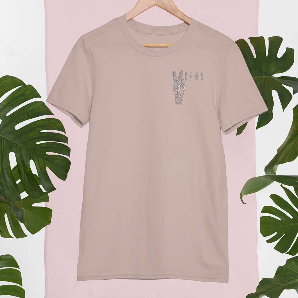 VEGAN PEACE | DAMEN PREMIUM BIO SHIRT
