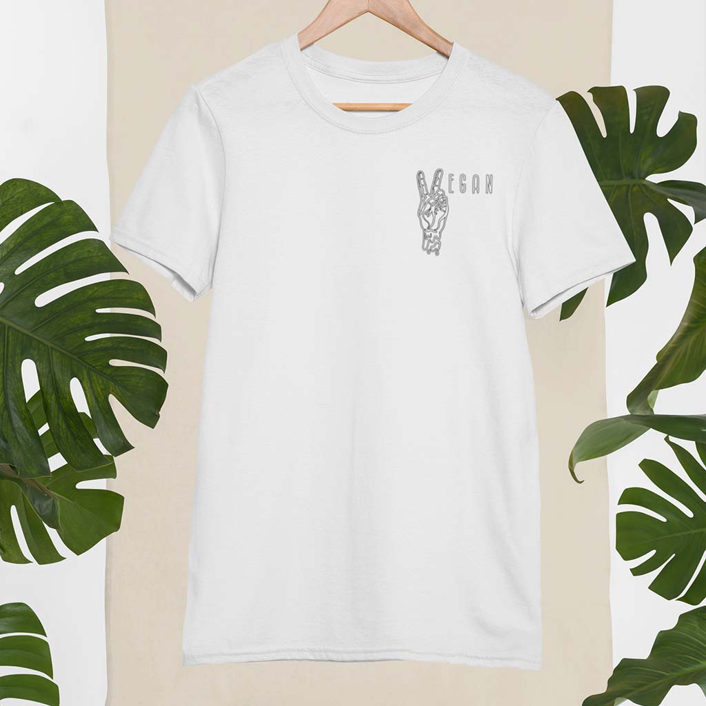 VEGAN PEACE | HERREN PREMIUM BIO SHIRT