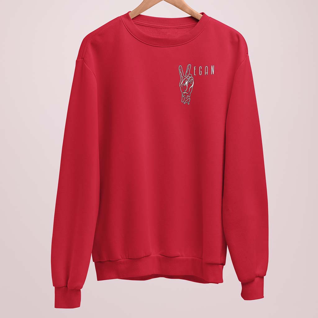 VEGAN PEACE | DAMEN PREMIUM BIO SWEATSHIRT