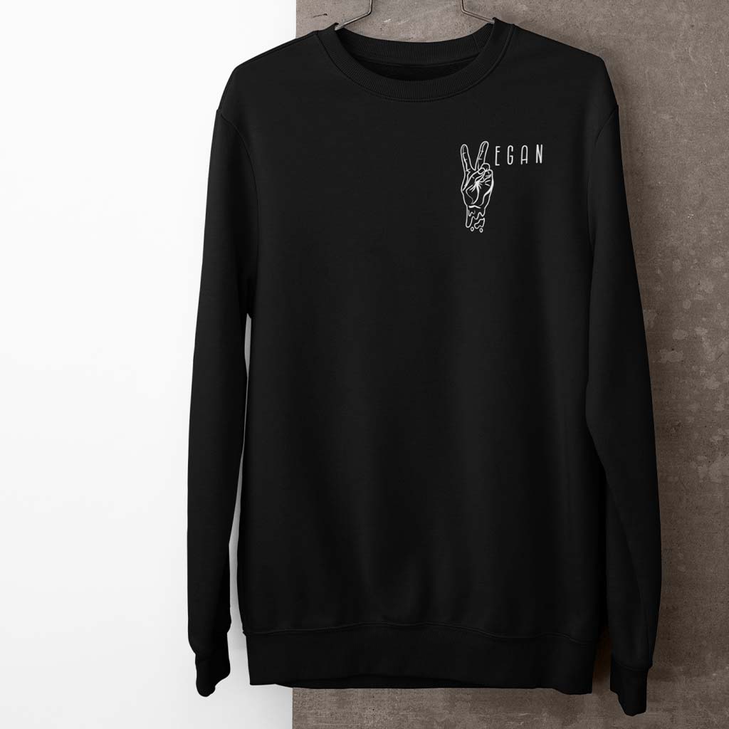 VEGAN PEACE | HERREN PREMIUM BIO SWEATSHIRT