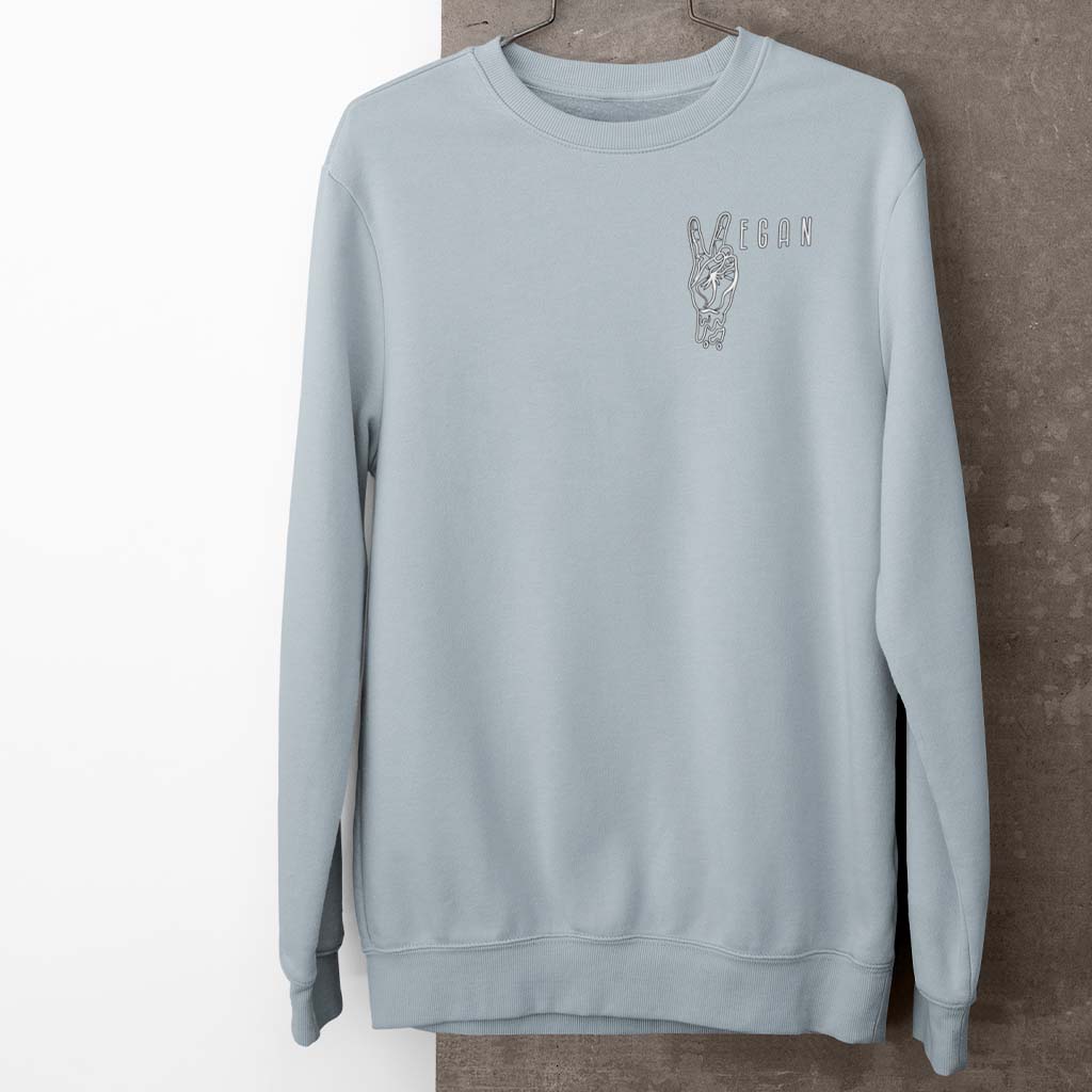 VEGAN PEACE | HERREN PREMIUM BIO SWEATSHIRT