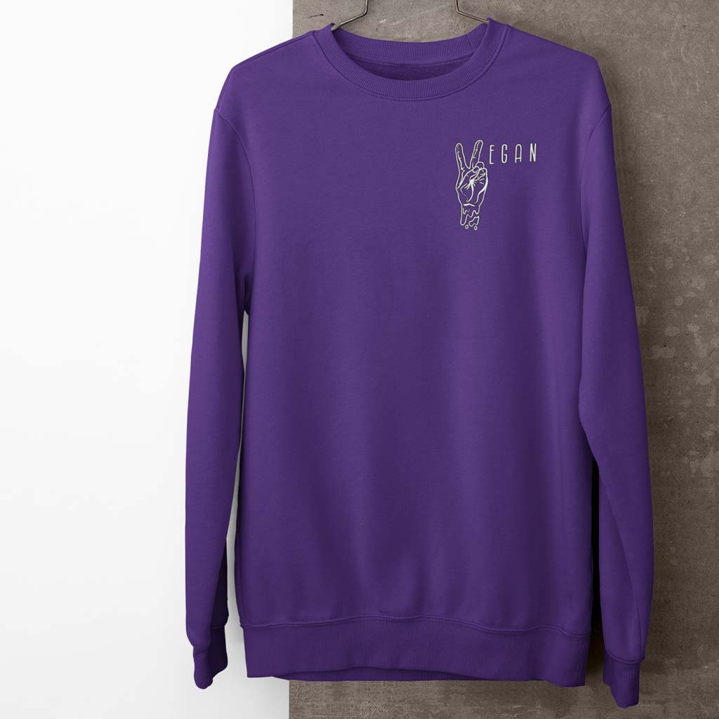 VEGAN PEACE | HERREN PREMIUM BIO SWEATSHIRT