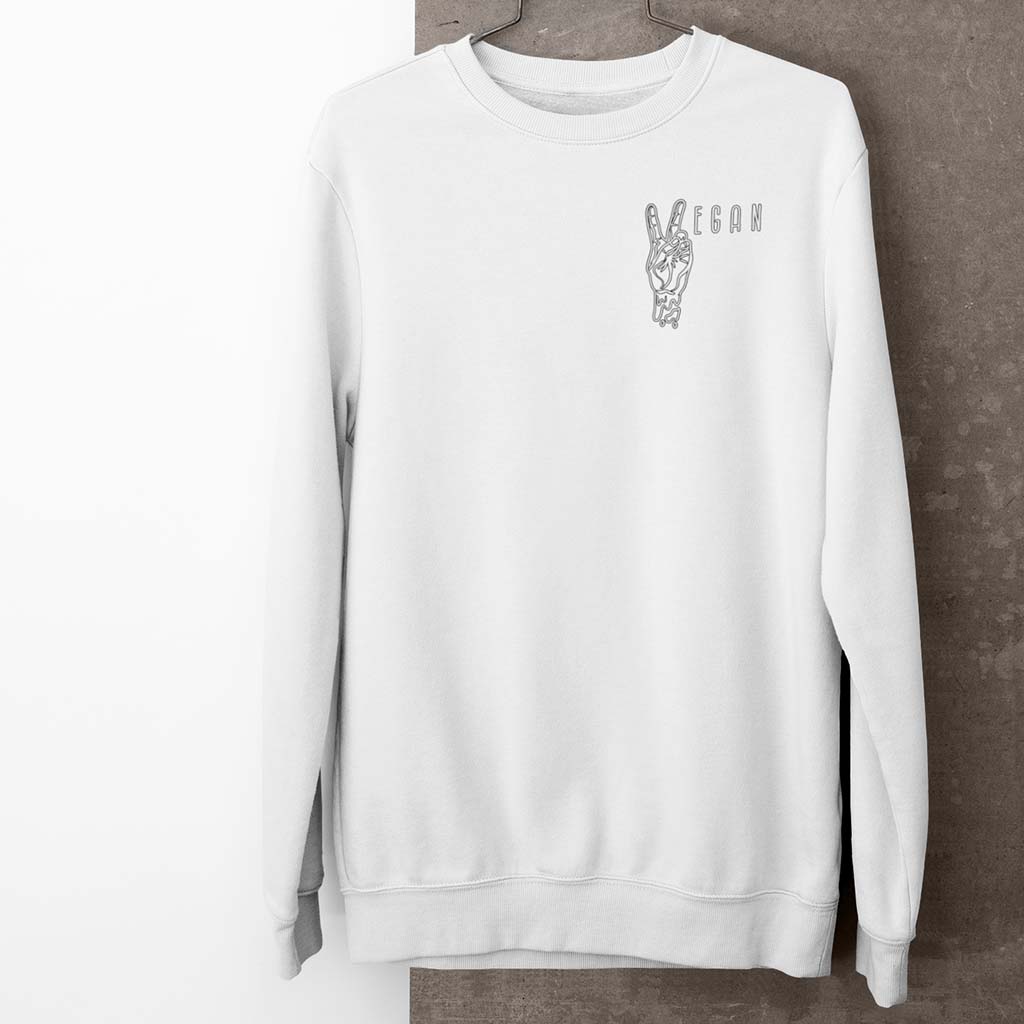 VEGAN PEACE | HERREN PREMIUM BIO SWEATSHIRT