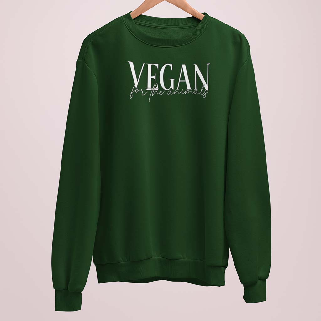 VEGAN FOR THE ANIMALS | DAMEN PREMIUM BIO SWEATSHIRT
