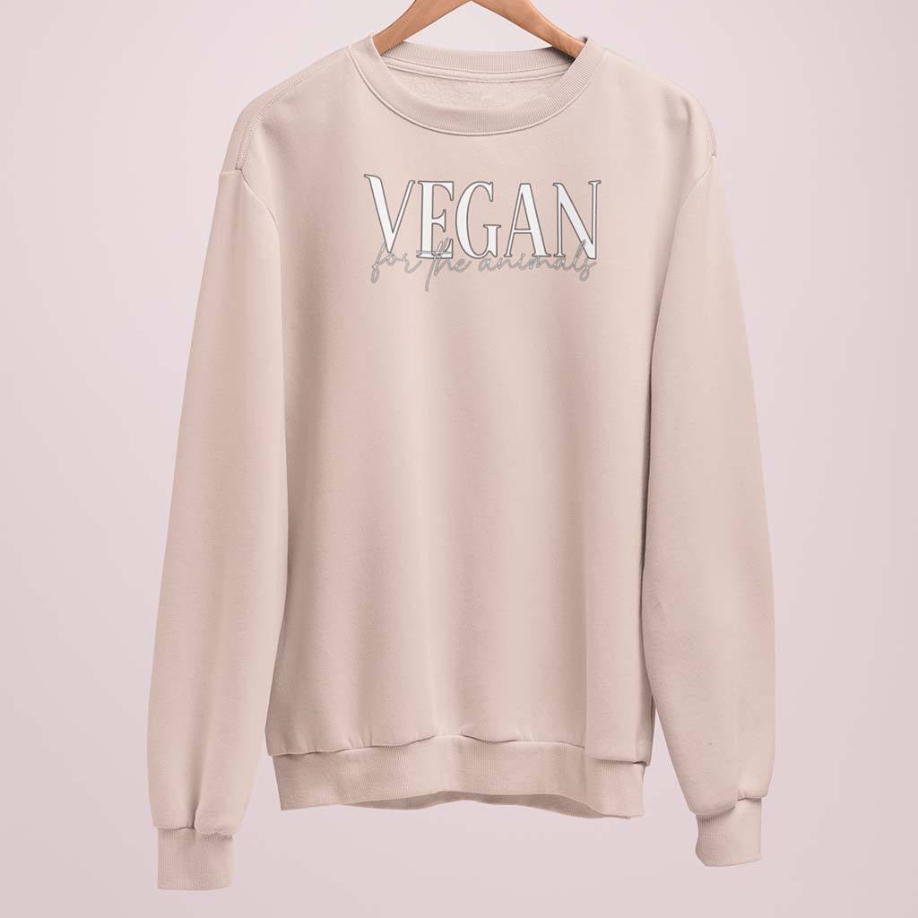 VEGAN FOR THE ANIMALS | DAMEN PREMIUM BIO SWEATSHIRT
