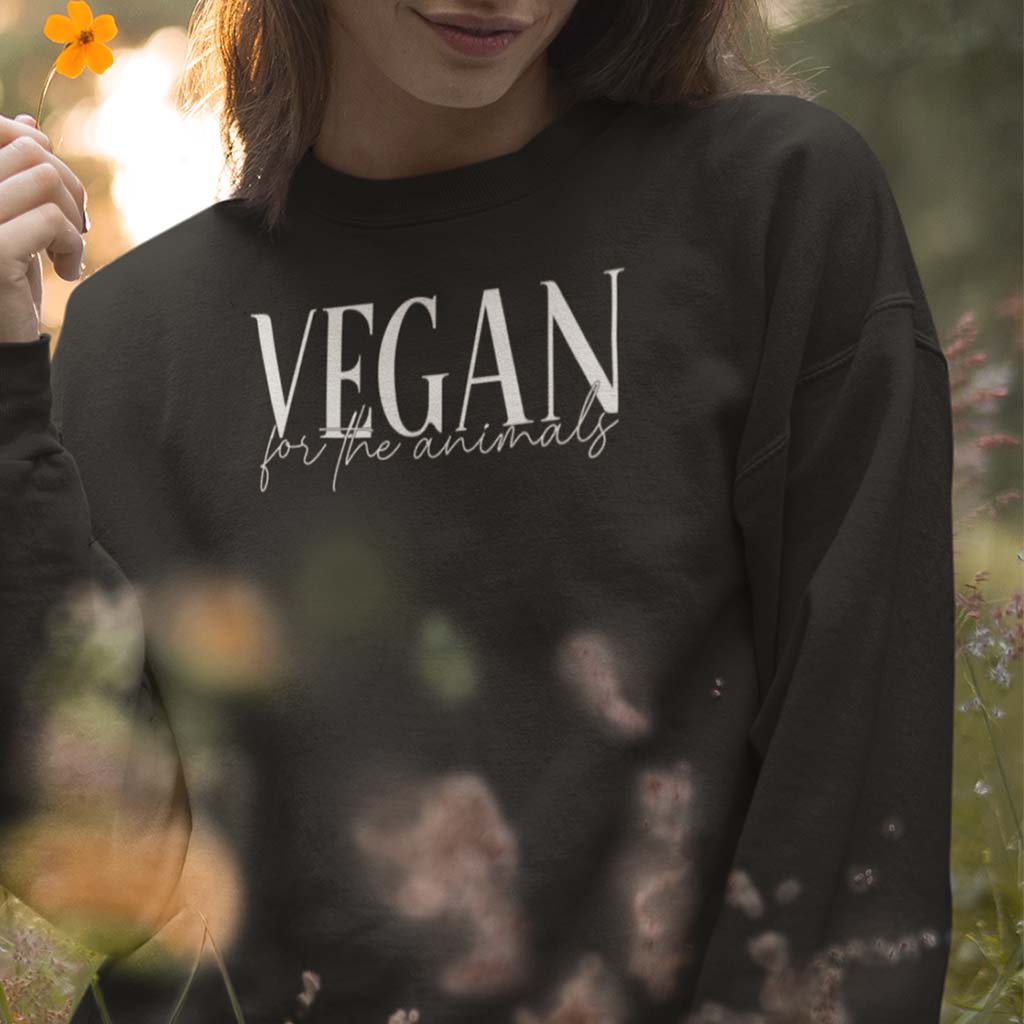 VEGAN FOR THE ANIMALS | DAMEN PREMIUM BIO SWEATSHIRT