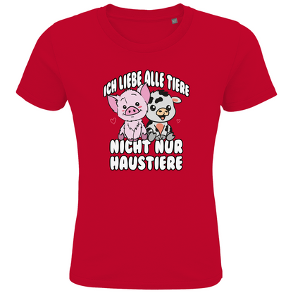ICH LIEBE ALLE TIERE | KINDER PREMIUM BIO SHIRT