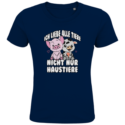 ICH LIEBE ALLE TIERE | KINDER PREMIUM BIO SHIRT