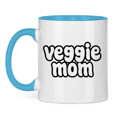 Veggie Mom | Tasse zweifarbig