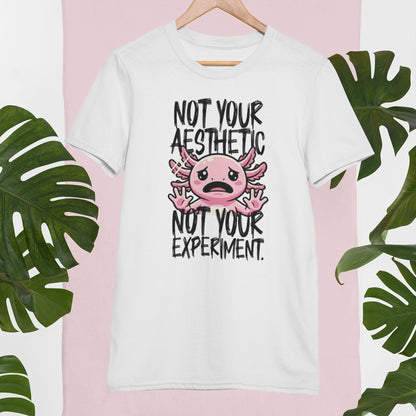 Axolotl - not your experiment | Damen Premium Bio-Shirt