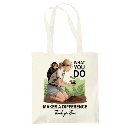 Tote Bag Thank you Jane | Jane Goodall