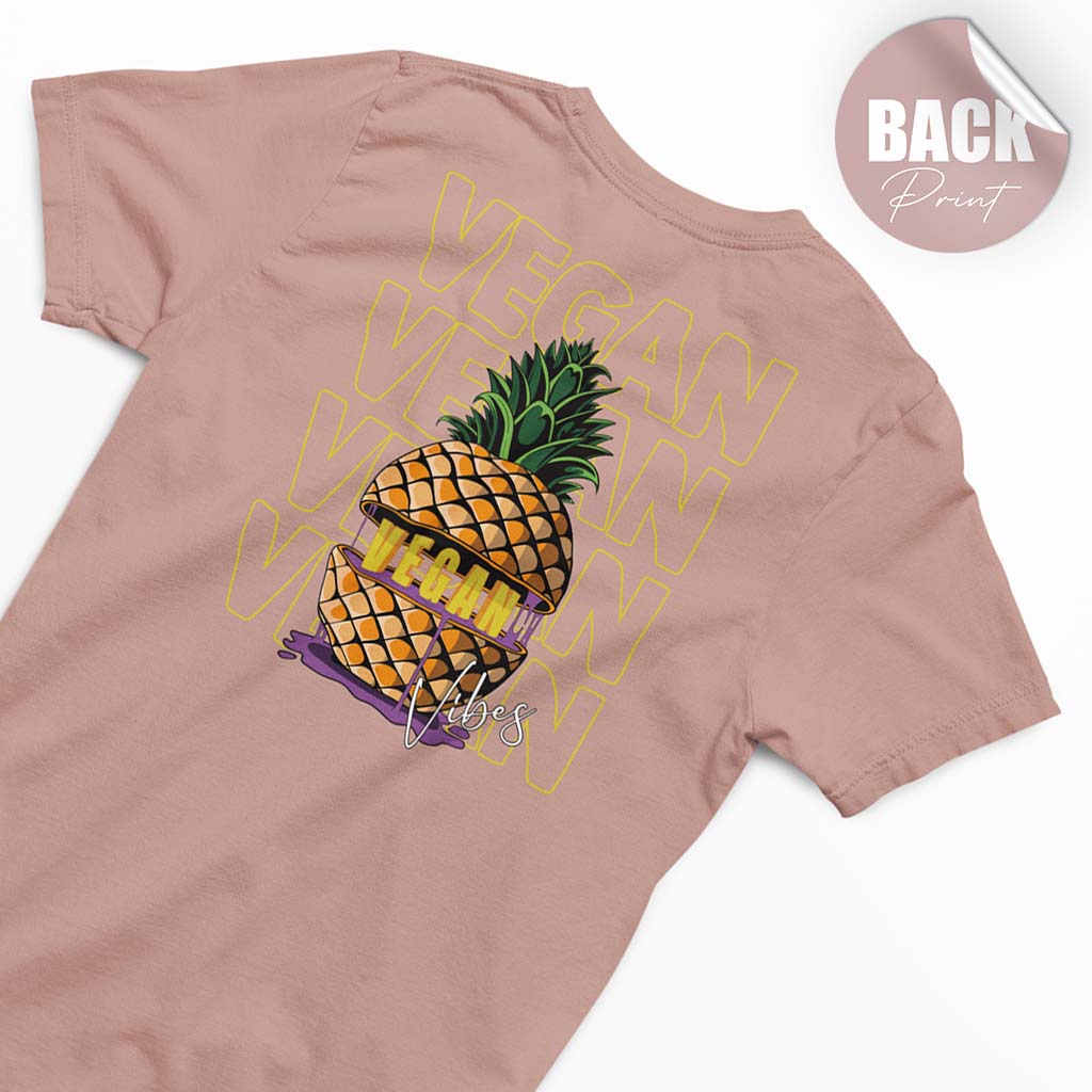 VEGANANAS | DAMEN PREMIUM BIO SHIRT | BACK PRINT