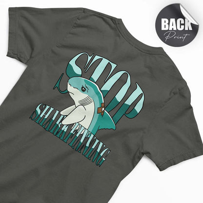STOP SHARKFINNING | HERREN PREMIUM BIO SHIRT | BACK PRINT