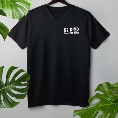 BE KIND TO EVERY KIND | HERREN PREMIUM V-NECK BIO SHIRT