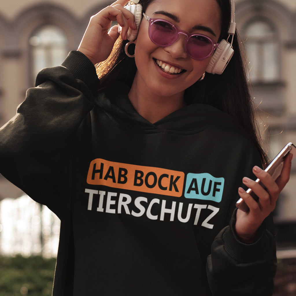 Bock auf Tierschutz | Damen Premium Bio Hoodie