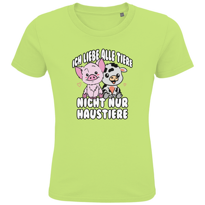 ICH LIEBE ALLE TIERE | KINDER PREMIUM BIO SHIRT