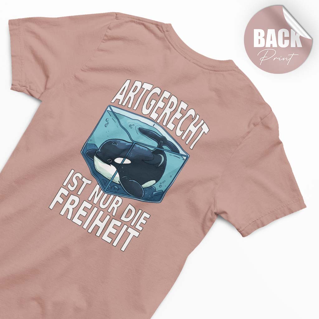 FREIHEIT | DAMEN PREMIUM BIO SHIRT | BACK PRINT