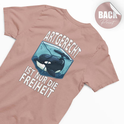 FREIHEIT | DAMEN PREMIUM BIO SHIRT | BACK PRINT