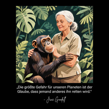 Tote Bag Planeten retten | Jane Goodall