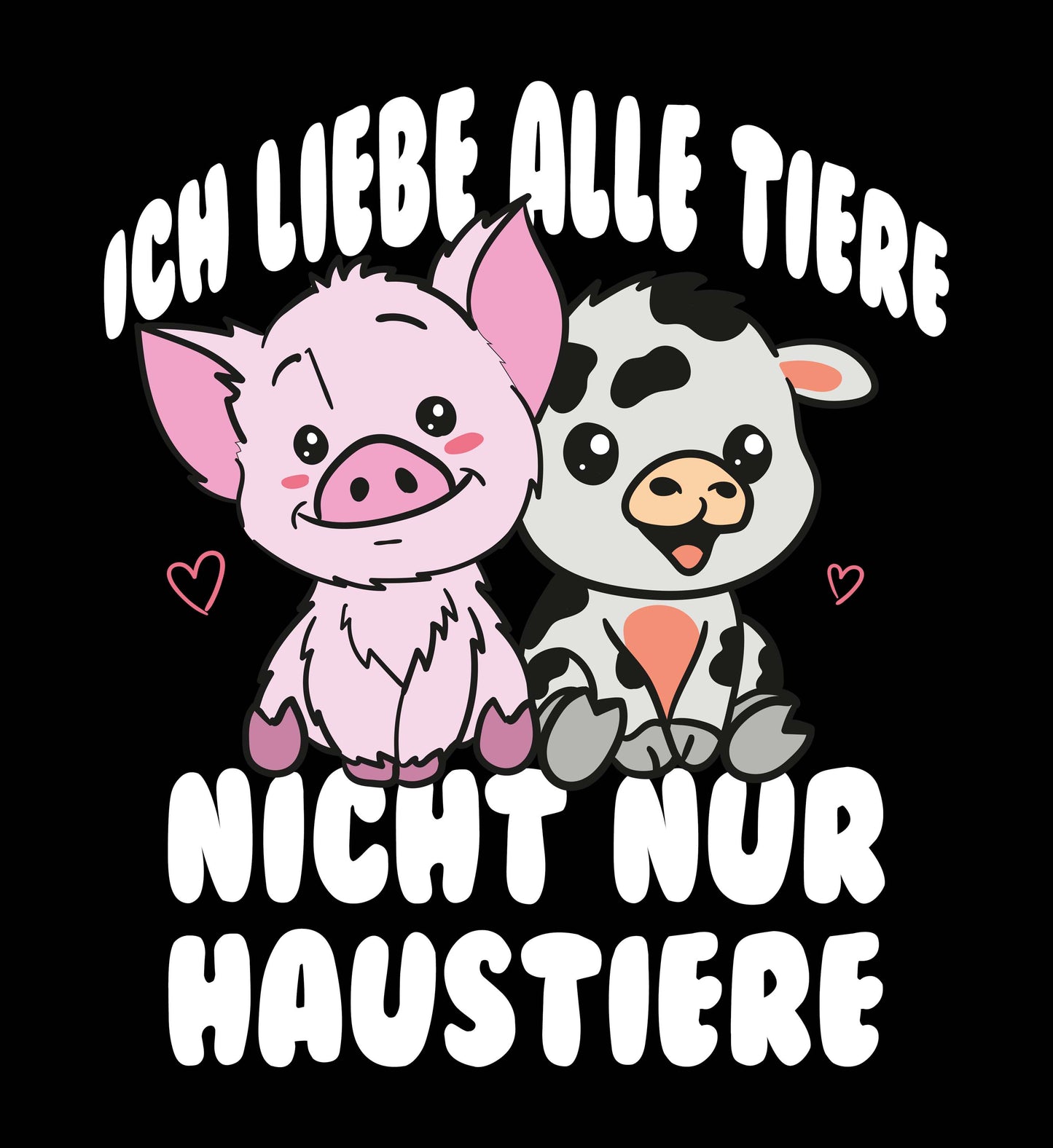 ICH LIEBE ALLE TIERE | KINDER PREMIUM BIO HOODIE