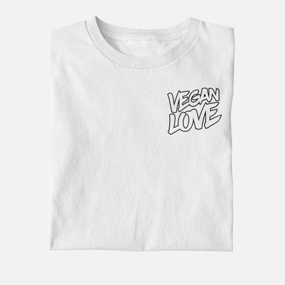 VEGAN LOVE | DAMEN PREMIUM BIO SHIRT