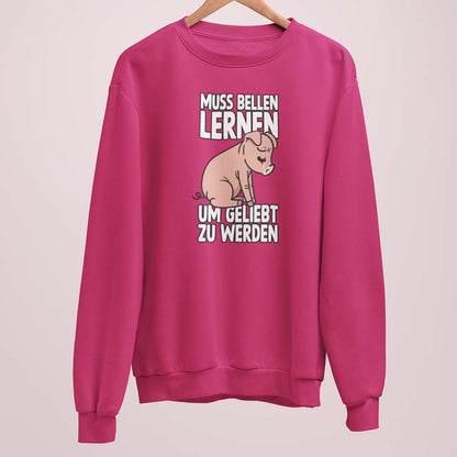 MUSS BELLEN LERNEN | DAMEN PREMIUM BIO SWEATSHIRT