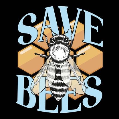 SAVE BEES | DAMEN PREMIUM BIO SHIRT