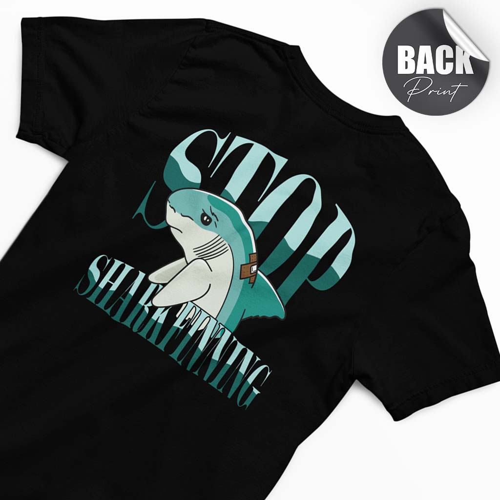 STOP SHARKFINNING | HERREN PREMIUM BIO SHIRT | BACK PRINT