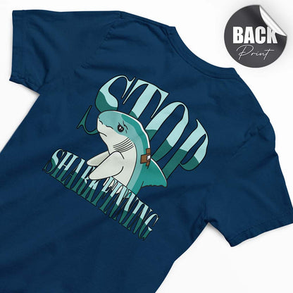 STOP SHARKFINNING | HERREN PREMIUM BIO SHIRT | BACK PRINT
