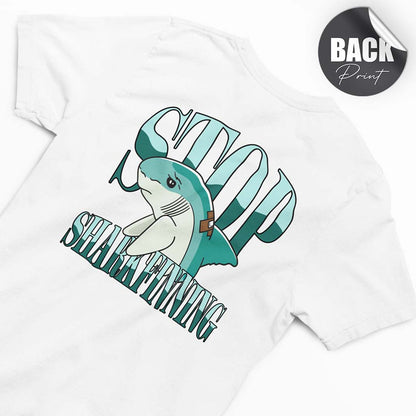 STOP SHARKFINNING | HERREN PREMIUM BIO SHIRT | BACK PRINT