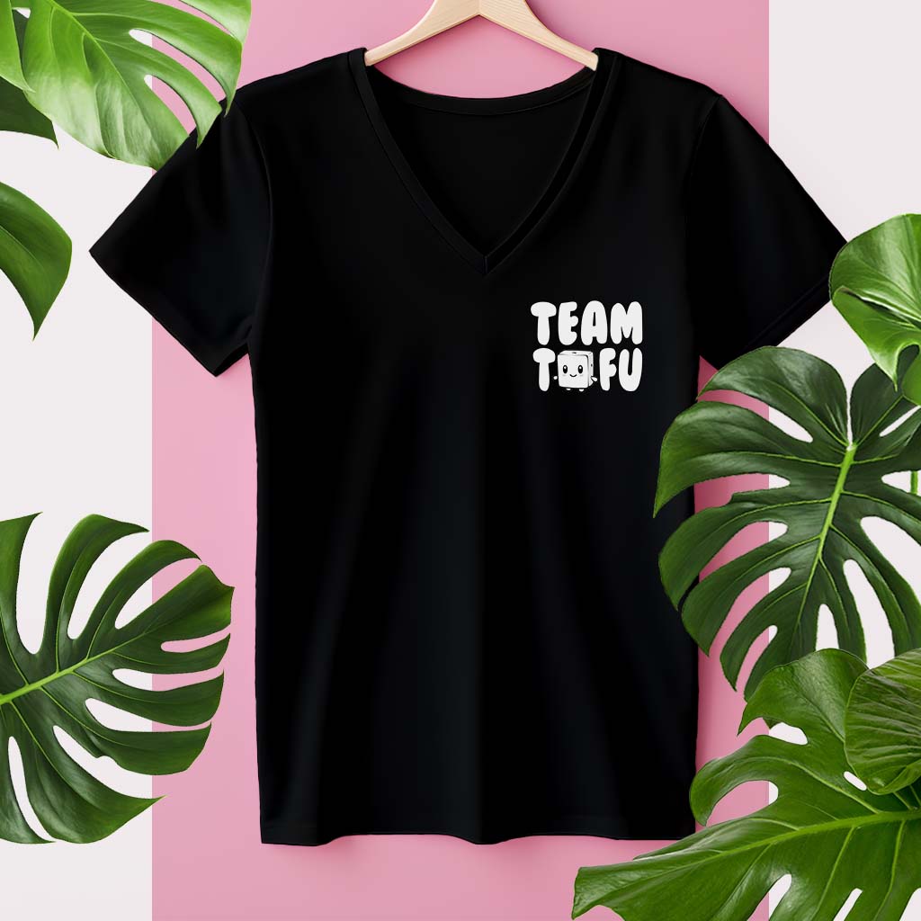 TEAM TOFU | DAMEN PREMIUM V-NECK BIO SHIRT
