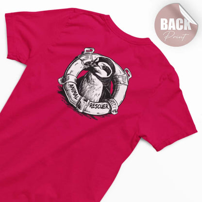 TIERRETTUNG | DAMEN PREMIUM BIO SHIRT | BACK PRINT