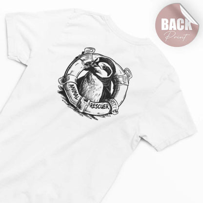 TIERRETTUNG | DAMEN PREMIUM BIO SHIRT | BACK PRINT