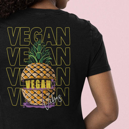 VEGANANAS | DAMEN PREMIUM BIO SHIRT | BACK PRINT