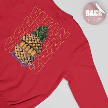VEGANANAS | DAMEN PREMIUM BIO SWEATSHIRT | BACK PRINT