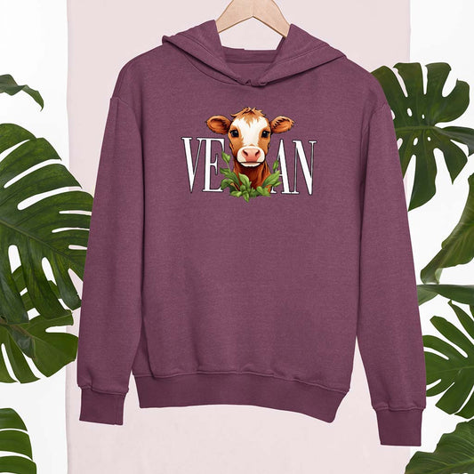 VEGAN KUH | DAMEN PREMIUM BIO HOODIE (XXL)