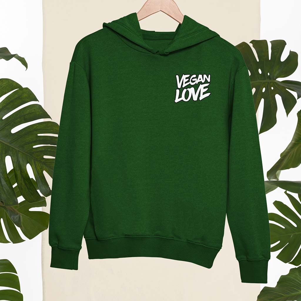 VEGAN LOVE | HERREN PREMIUM BIO HOODIE