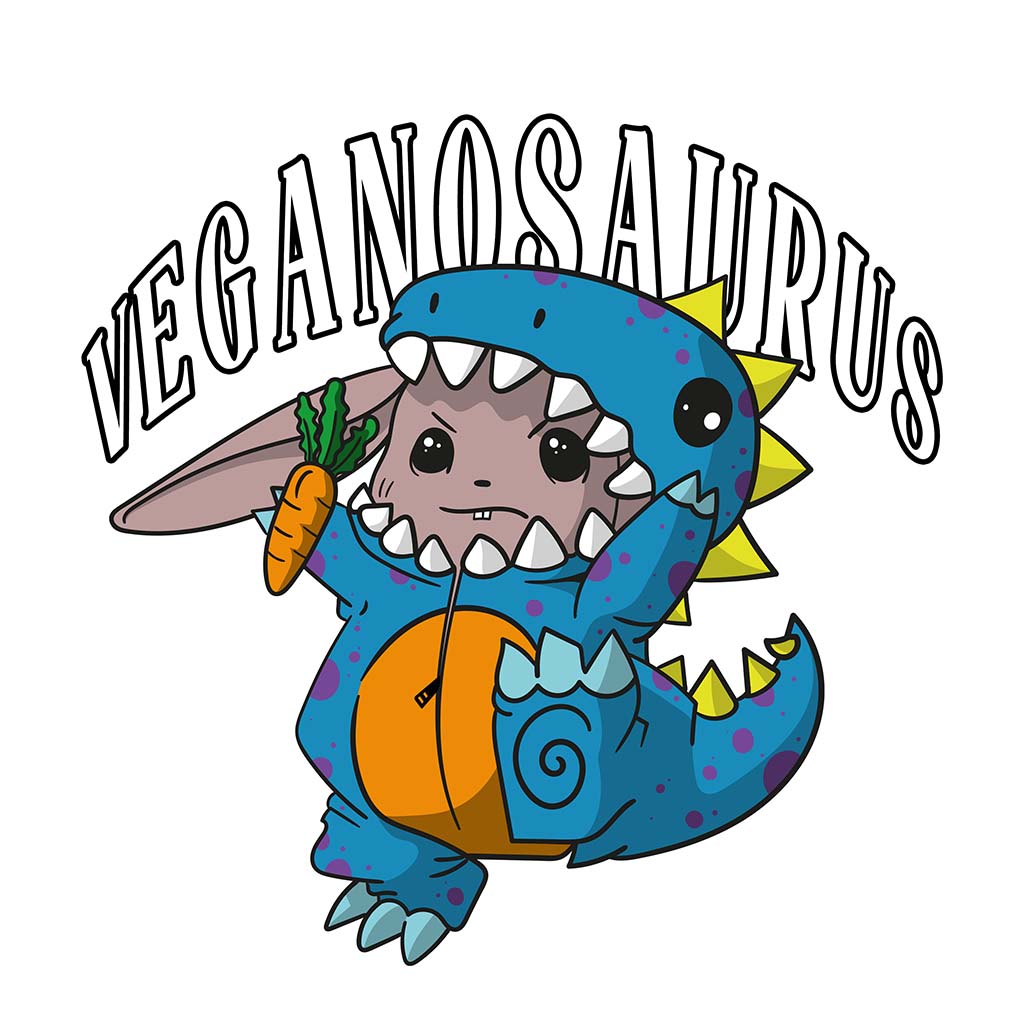 VEGANOSAURUS | DAMEN PREMIUM BIO SWEATSHIRT