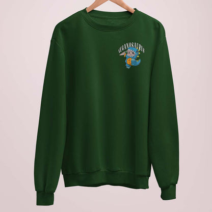 VEGANOSAURUS | DAMEN PREMIUM BIO SWEATSHIRT