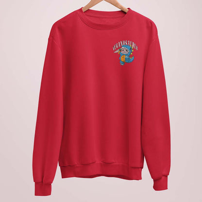 VEGANOSAURUS | DAMEN PREMIUM BIO SWEATSHIRT
