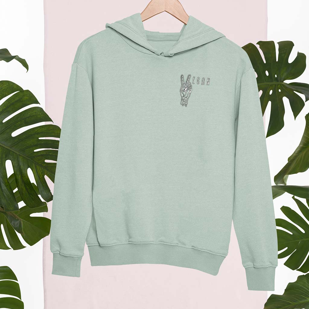 VEGAN PEACE | DAMEN PREMIUM BIO HOODIE