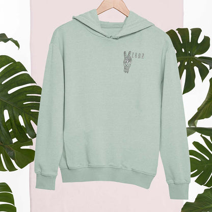VEGAN PEACE | DAMEN PREMIUM BIO HOODIE