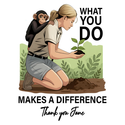 Tote Bag Thank you Jane | Jane Goodall