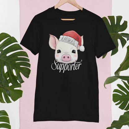 Xmas Animal Supporter | Damen Premium Bio-Shirt