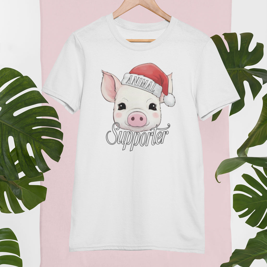 Xmas Animal Supporter | Damen Premium Bio-Shirt