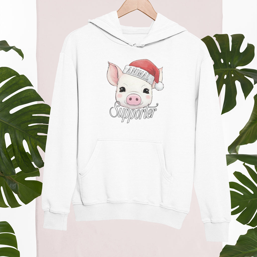 Xmas Animal Supporter | Damen Premium Bio Hoodie