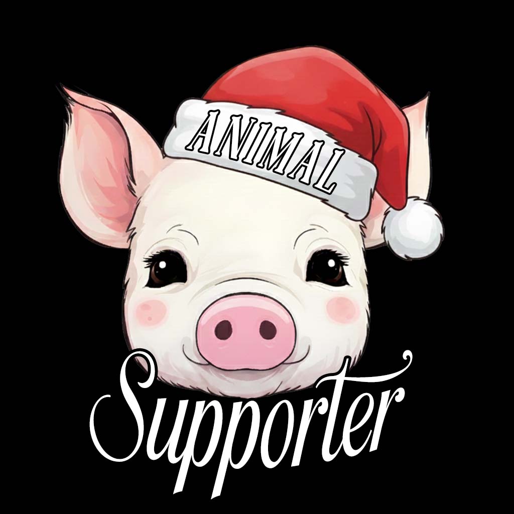 Xmas Animal Supporter | Damen Premium Bio Hoodie