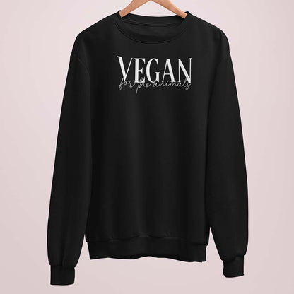 VEGAN FOR THE ANIMALS | DAMEN PREMIUM BIO SWEATSHIRT